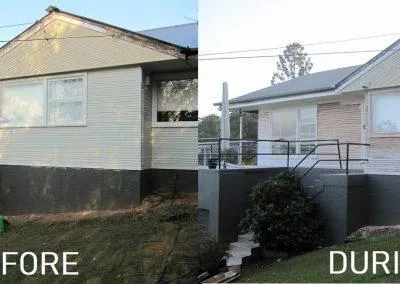 Exterior Renovation Painter Shailer Park Before and After